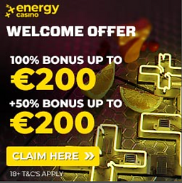 energy casino welcome bonus